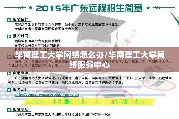 华南理工大学网络怎么办/华南理工大学网络服务中心