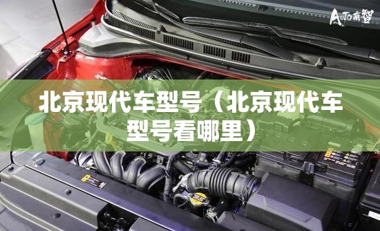 北京现代车型号（北京现代车型号看哪里）