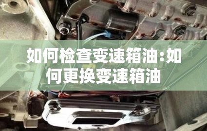 如何检查变速箱油:如何更换变速箱油