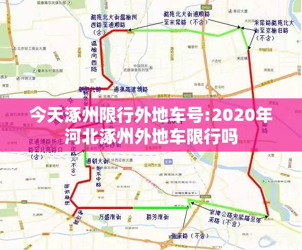 今天涿州限行外地车号:2020年河北涿州外地车限行吗
