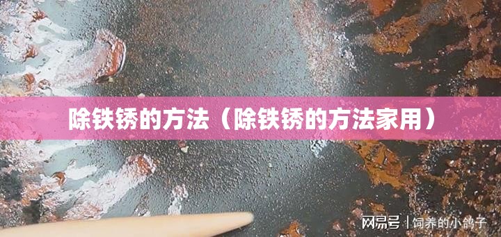 除铁锈的方法（除铁锈的方法家用）