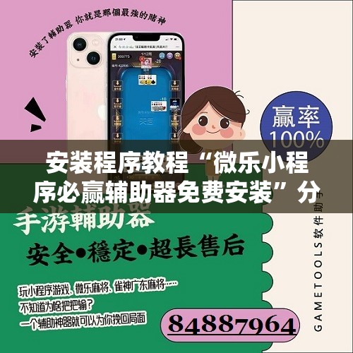安装程序教程“微乐小程序必赢辅助器免费安装”分享装挂详细步骤
