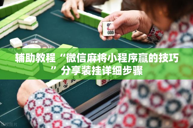 辅助教程“微信麻将小程序赢的技巧”分享装挂详细步骤