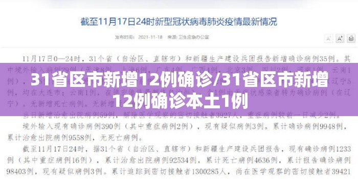 31省区市新增12例确诊/31省区市新增12例确诊本土1例