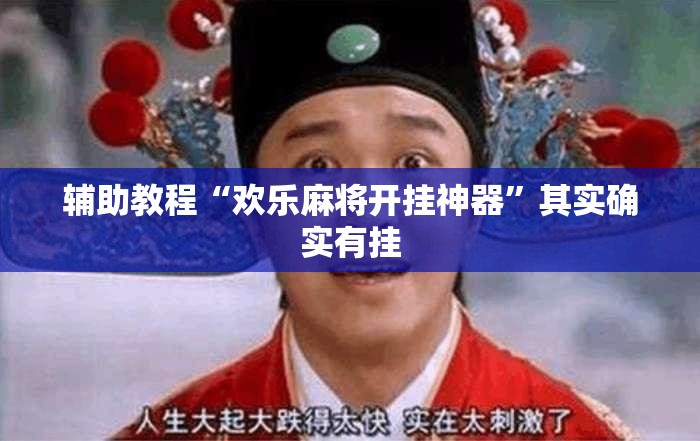 辅助教程“欢乐麻将开挂神器”其实确实有挂