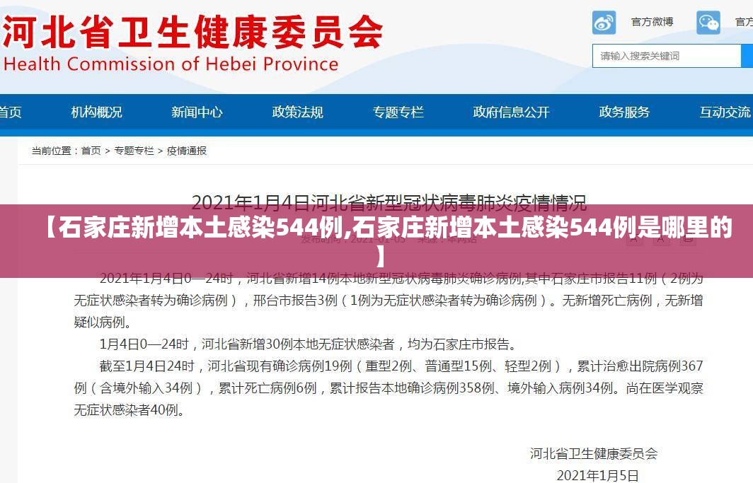 【石家庄新增本土感染544例,石家庄新增本土感染544例是哪里的】
