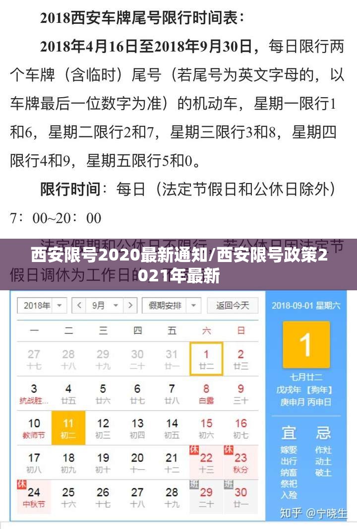 西安限号2020最新通知/西安限号政策2021年最新