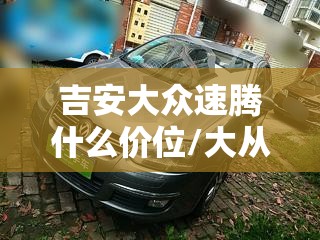 吉安大众速腾什么价位/大从速腾价格