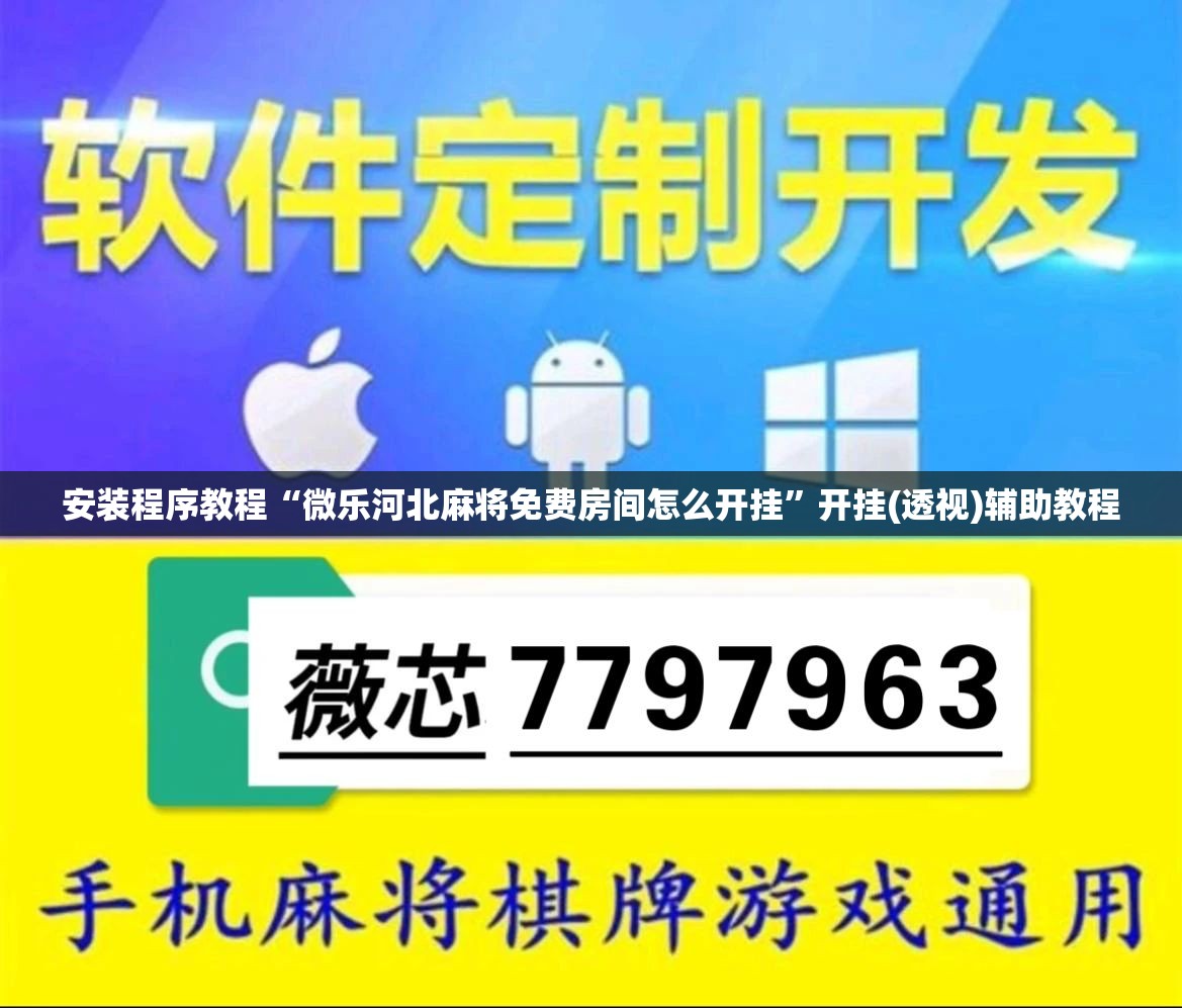 安装程序教程“微乐河北麻将免费房间怎么开挂”开挂(透视)辅助教程