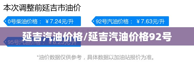延吉汽油价格/延吉汽油价格92号