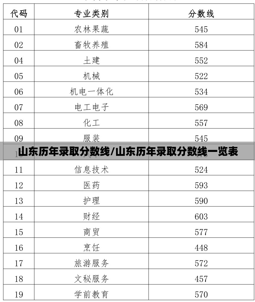 山东历年录取分数线/山东历年录取分数线一览表