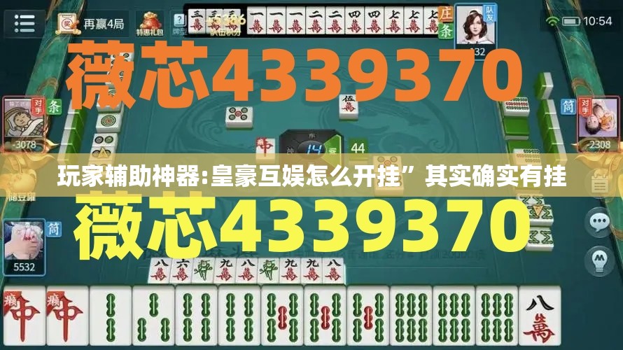 玩家辅助神器:皇豪互娱怎么开挂	”其实确实有挂
