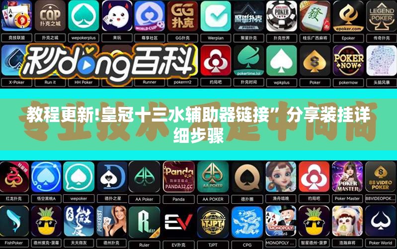 教程更新!皇冠十三水辅助器链接”分享装挂详细步骤