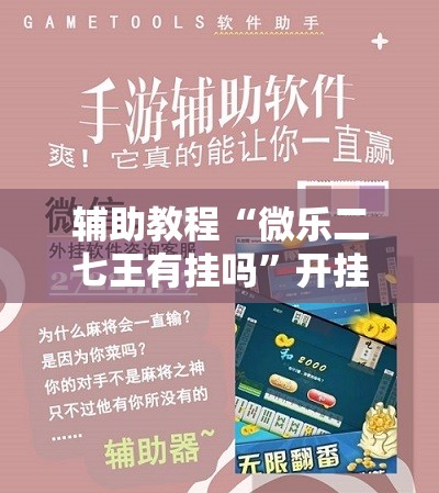 辅助教程“微乐二七王有挂吗”开挂辅助脚本+详细开挂安装教程