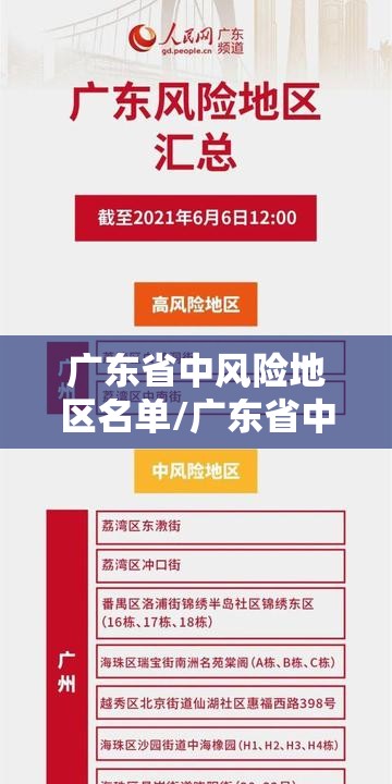 广东省中风险地区名单/广东省中风险地区有哪些