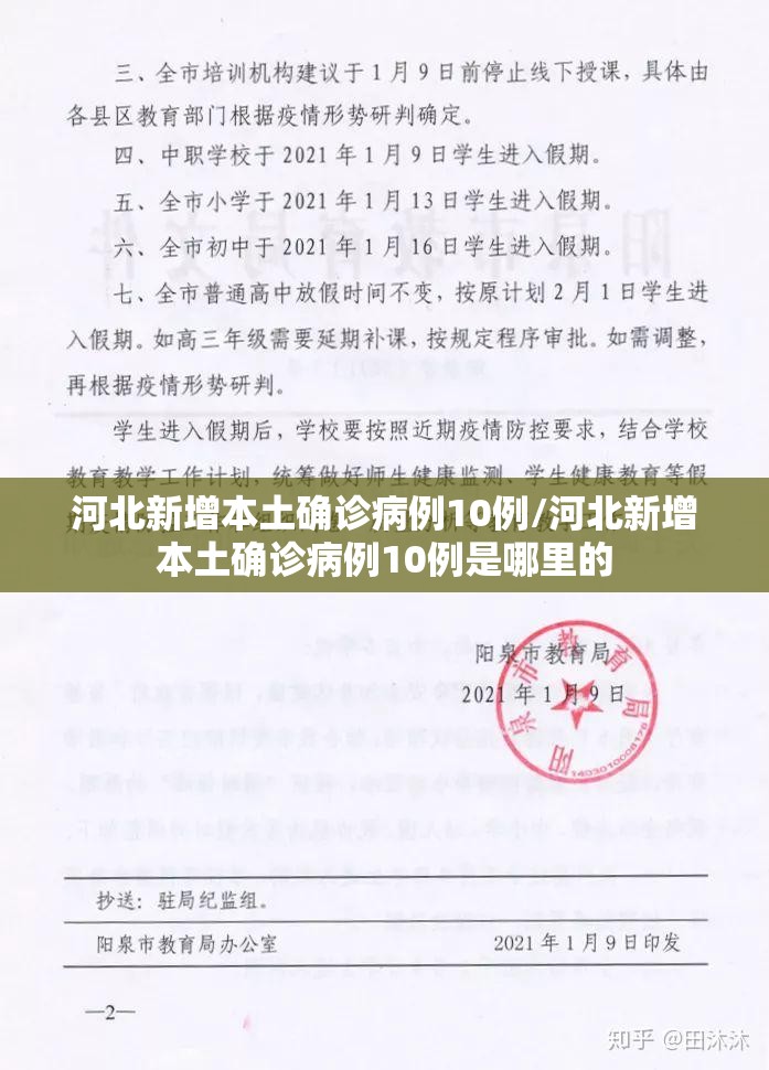 河北新增本土确诊病例10例/河北新增本土确诊病例10例是哪里的