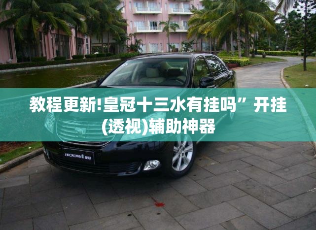 教程更新!皇冠十三水有挂吗”开挂(透视)辅助神器