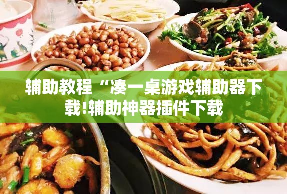 辅助教程“凑一桌游戏辅助器下载!辅助神器插件下载