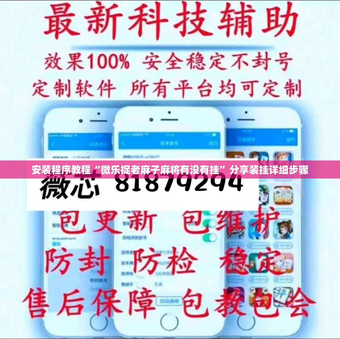 安装程序教程“微乐捉老麻子麻将有没有挂	”分享装挂详细步骤