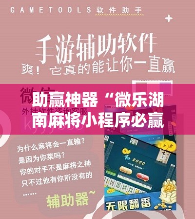 助赢神器“微乐湖南麻将小程序必赢神器免费”其实确实有挂