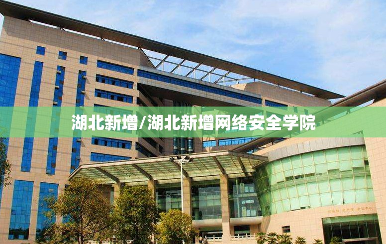 湖北新增/湖北新增网络安全学院