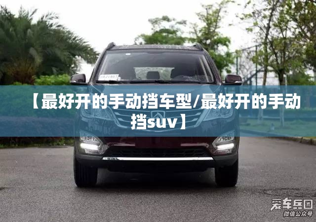 【最好开的手动挡车型/最好开的手动挡suv】