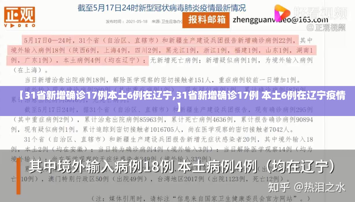 【31省新增确诊17例本土6例在辽宁,31省新增确诊17例 本土6例在辽宁疫情】