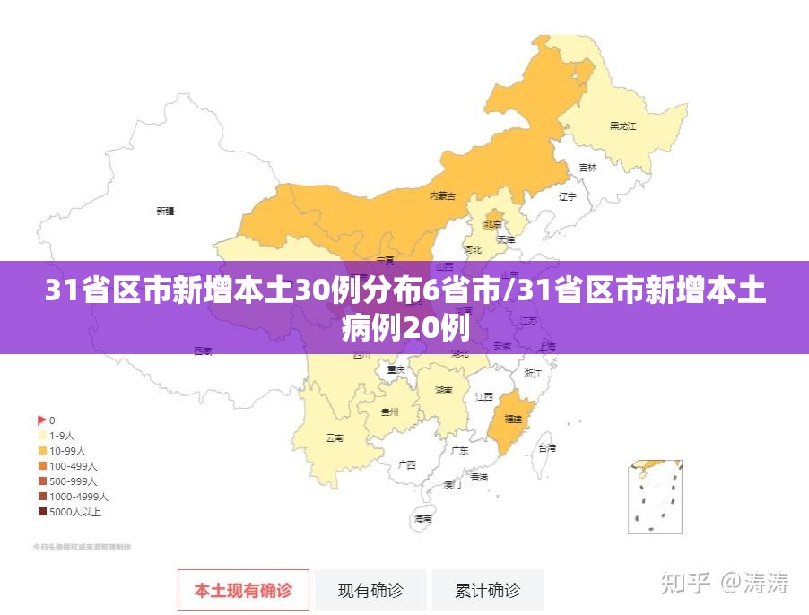 31省区市新增本土30例分布6省市/31省区市新增本土病例20例
