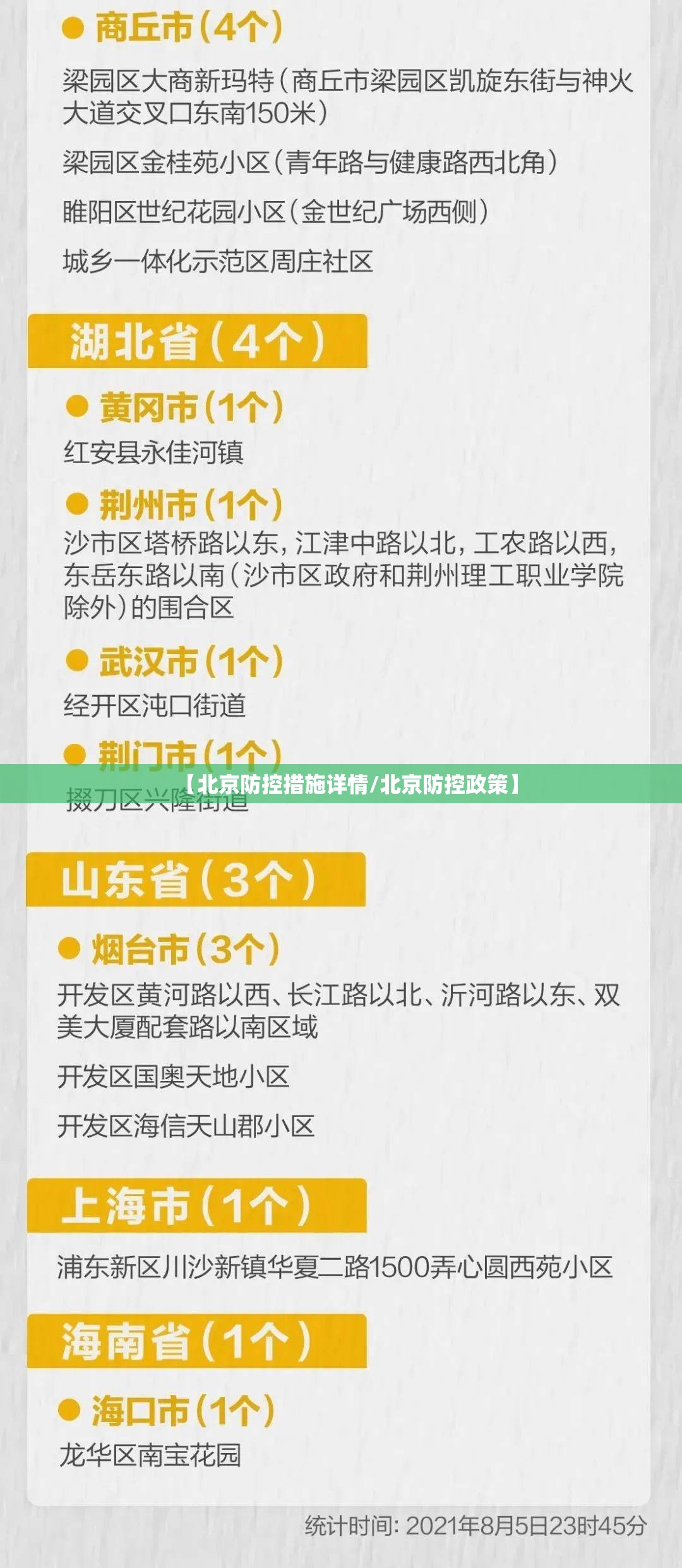 【北京防控措施详情/北京防控政策】