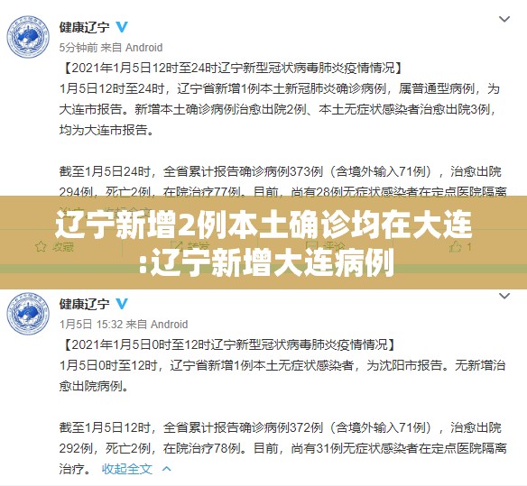 辽宁新增2例本土确诊均在大连:辽宁新增大连病例