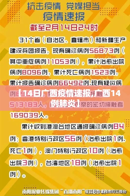 【14日广西疫情速报,广西14例肺炎】