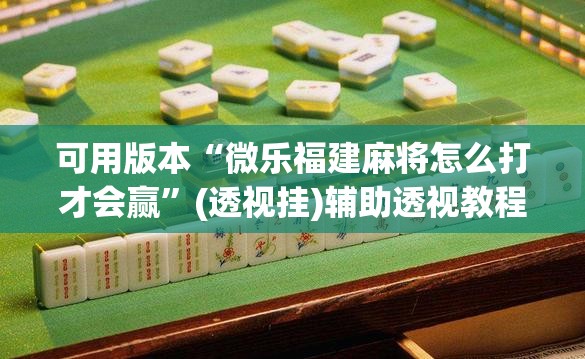可用版本“微乐福建麻将怎么打才会赢”(透视挂)辅助透视教程