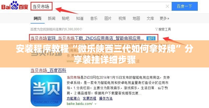 安装程序教程“微乐陕西三代如何拿好牌”分享装挂详细步骤