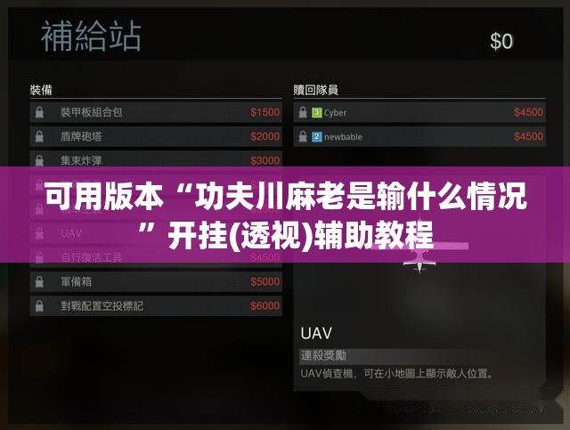 可用版本“功夫川麻老是输什么情况”开挂(透视)辅助教程
