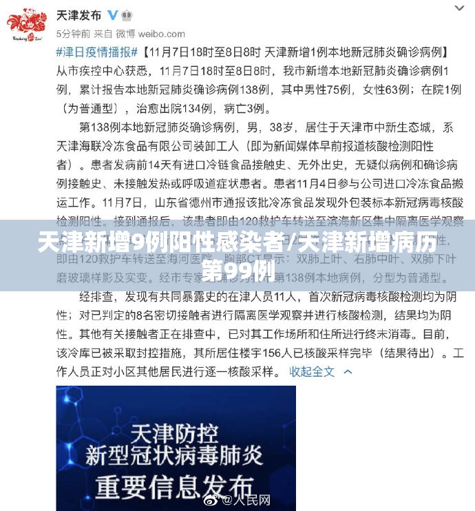 天津新增9例阳性感染者/天津新增病历第99例