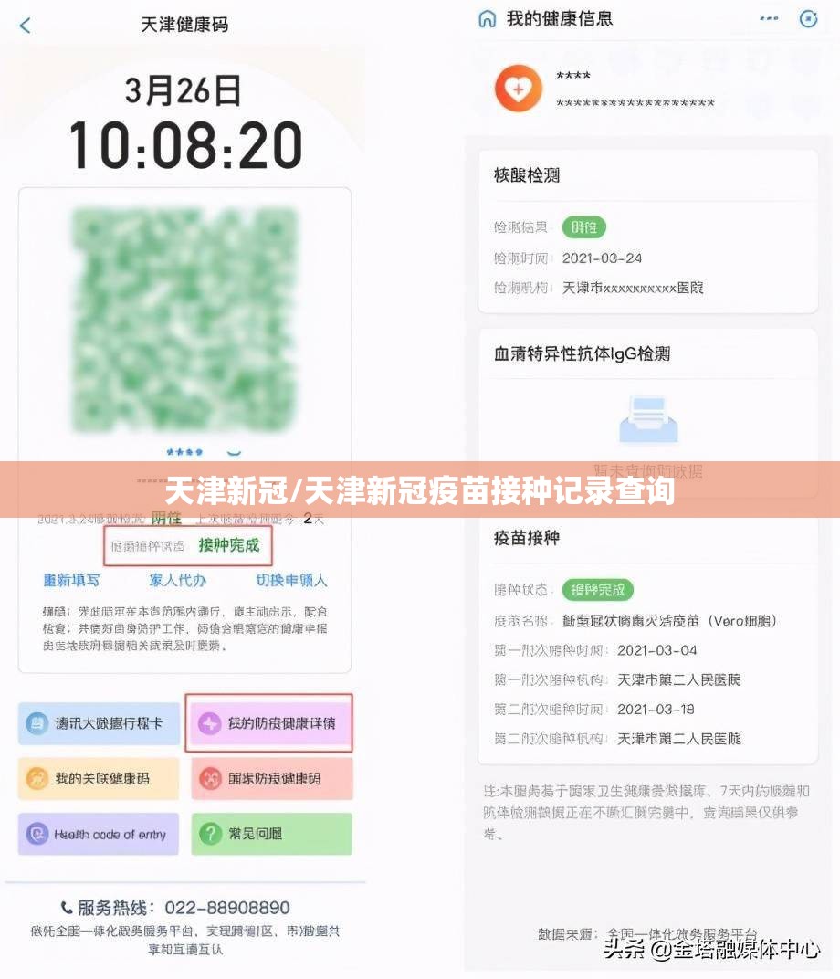 天津新冠/天津新冠疫苗接种记录查询
