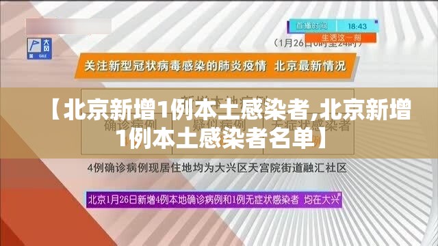 【北京新增1例本土感染者,北京新增1例本土感染者名单】