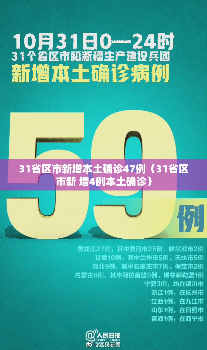 31省区市新增本土确诊47例（31省区市新 增4例本土确诊）