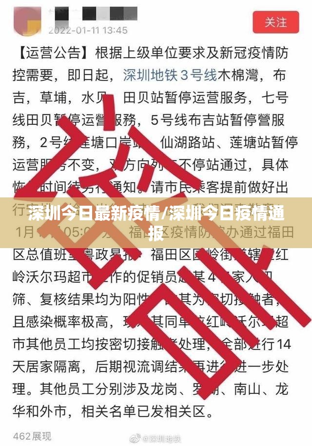 深圳今日最新疫情/深圳今日疫情通报