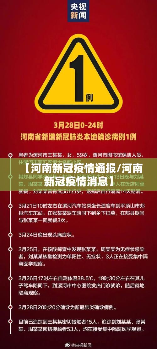【河南新冠疫情通报/河南新冠疫情消息】