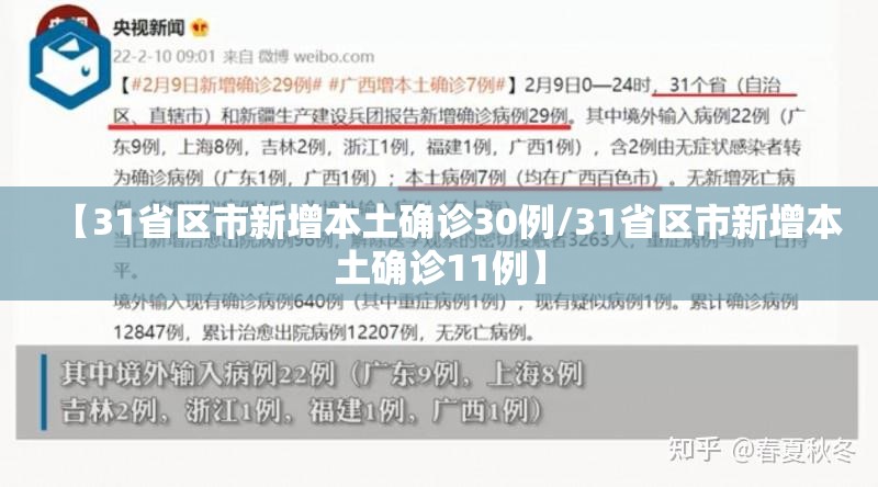 【31省区市新增本土确诊30例/31省区市新增本土确诊11例】