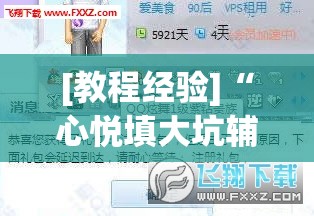 [教程经验]“心悦填大坑辅助	”开挂(透视)辅助教程