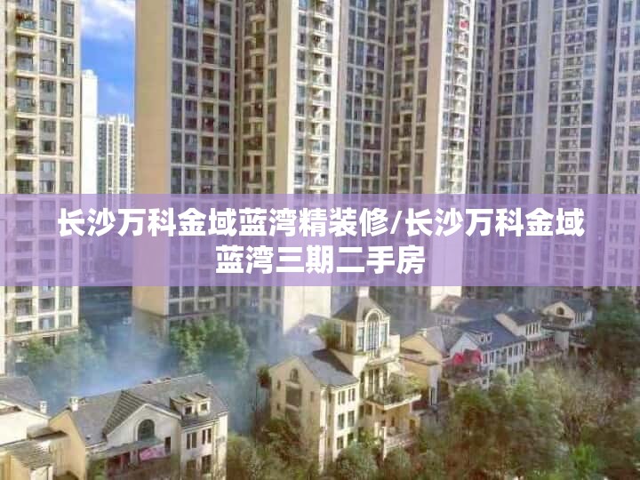 长沙万科金域蓝湾精装修/长沙万科金域蓝湾三期二手房