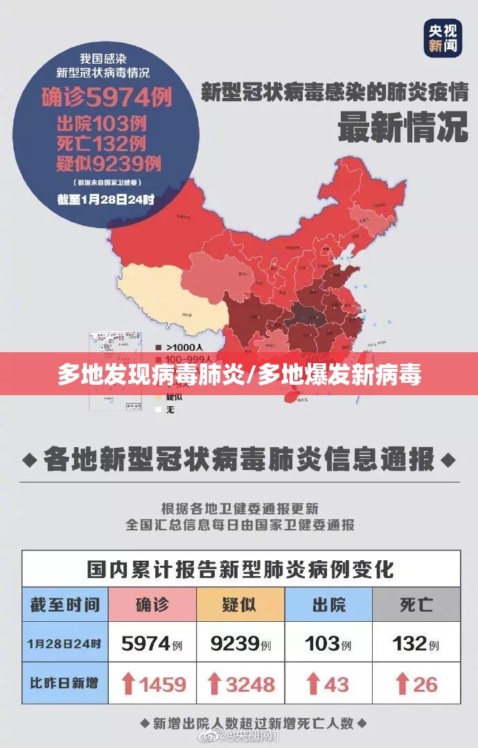 多地发现病毒肺炎/多地爆发新病毒