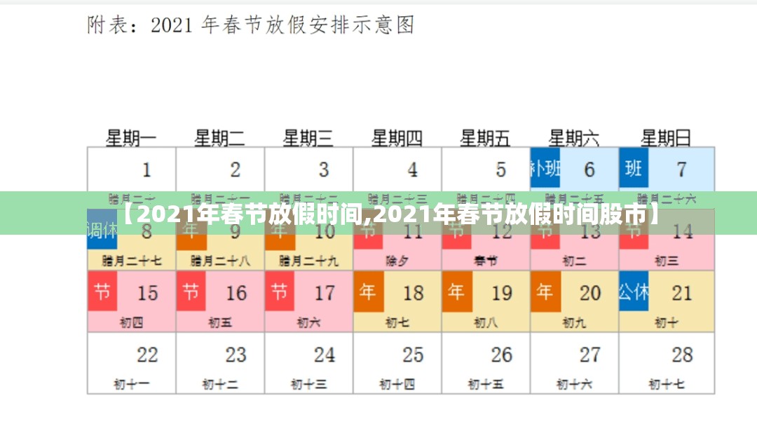 【2021年春节放假时间,2021年春节放假时间股市】