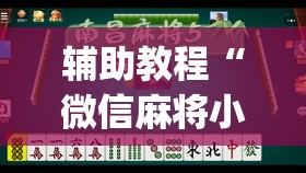 辅助教程“微信麻将小程序赢的技巧”开挂(透视)辅助神器