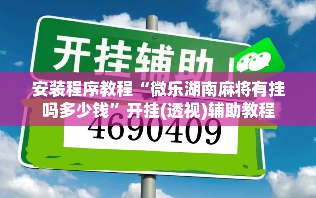 安装程序教程“微乐湖南麻将有挂吗多少钱”开挂(透视)辅助教程