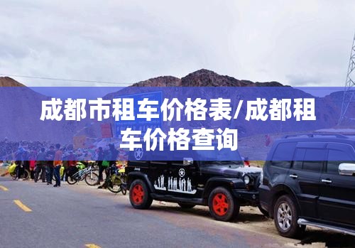 成都市租车价格表/成都租车价格查询