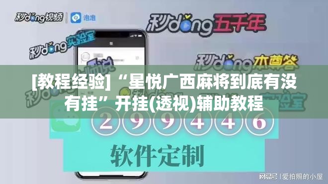 [教程经验]“星悦广西麻将到底有没有挂”开挂(透视)辅助教程