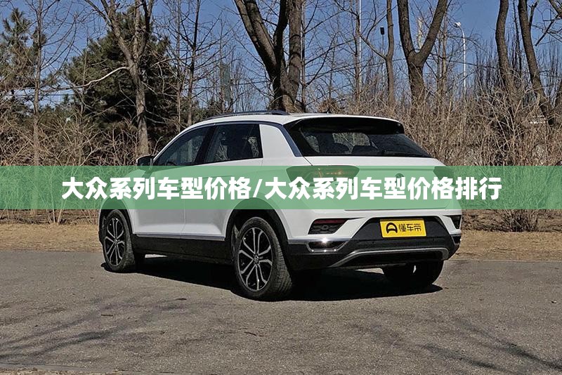 大众系列车型价格/大众系列车型价格排行